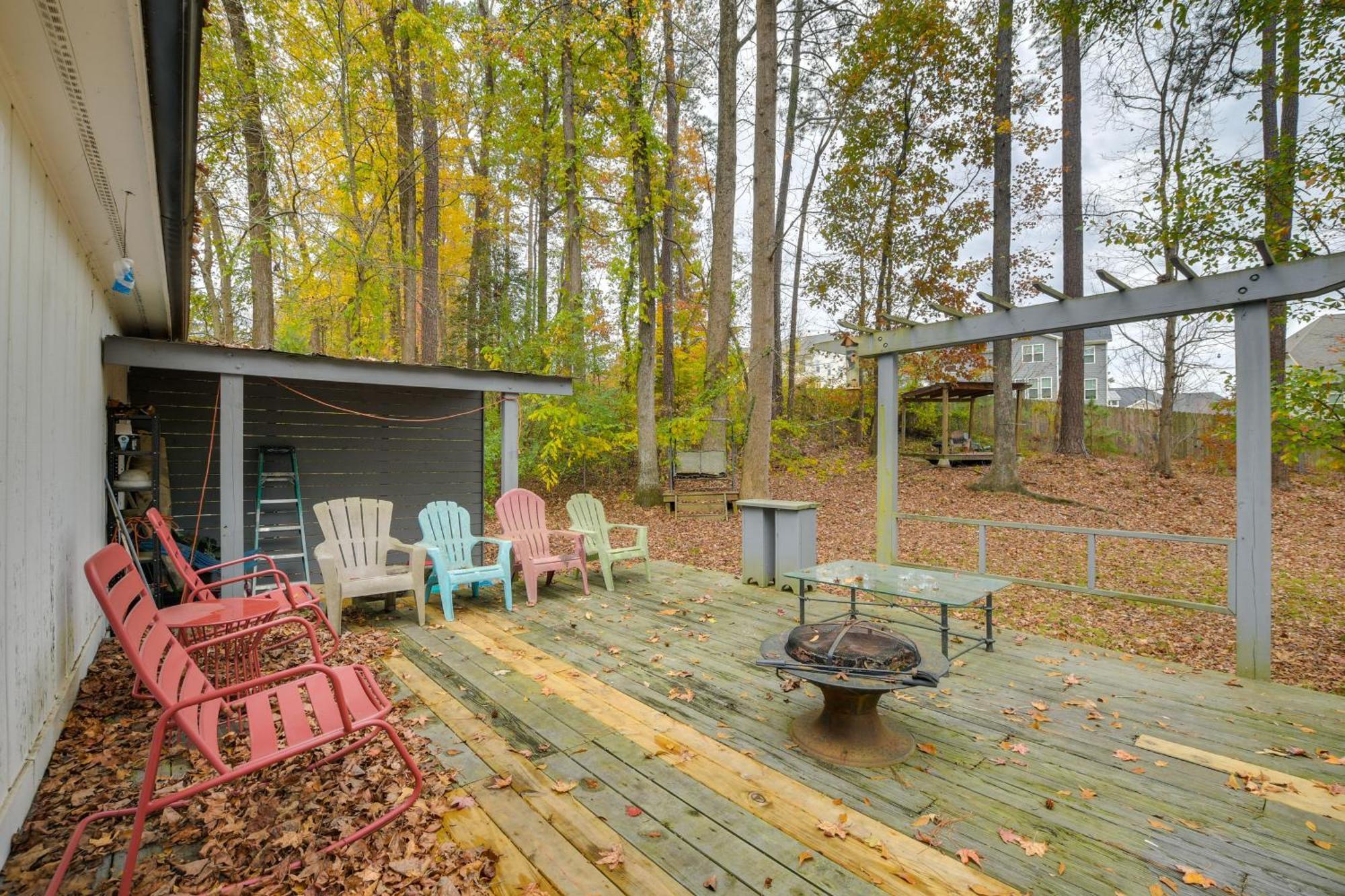 Serene Family Home With Deck In Knightdale! Exterior photo